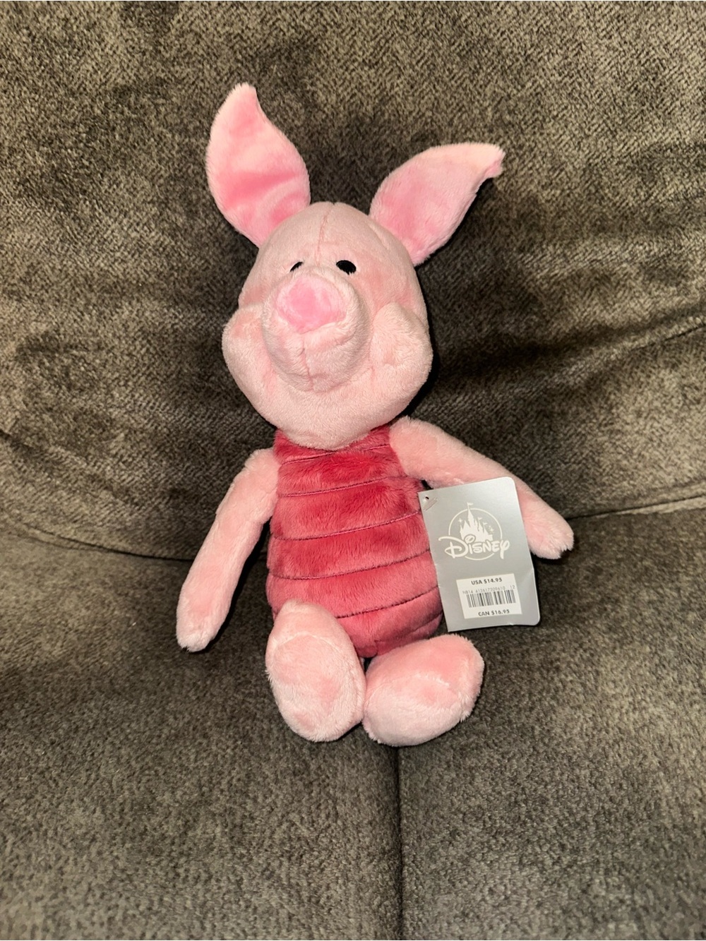 NWT Piglet Disney Store Exclusive Authentic Pink Plush Stuffed Animal